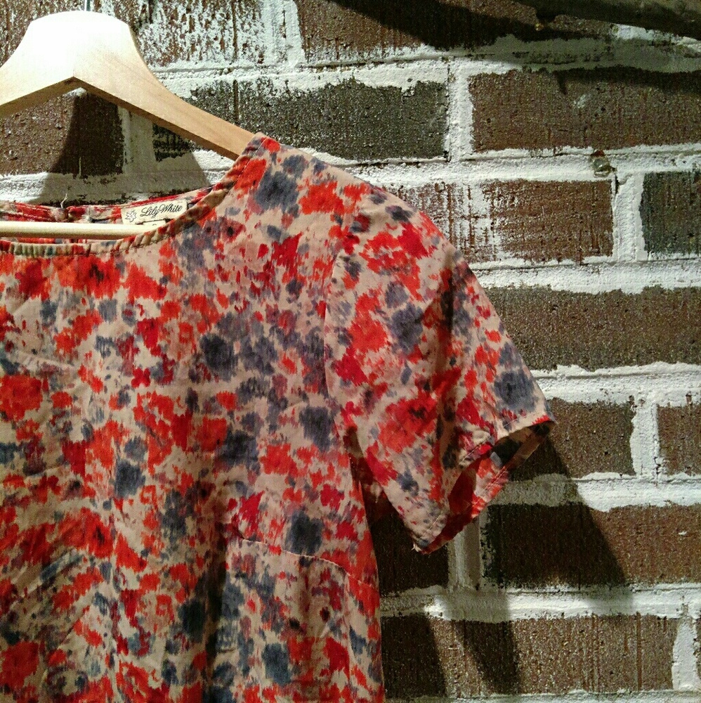 Floral Hi-Low Blouse